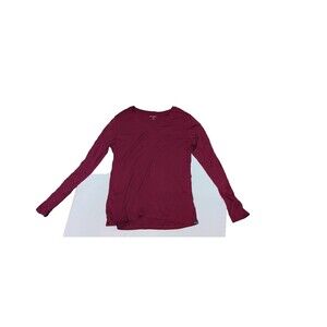 Women's Eddie Bauer Shirt Vneck Pullover Shirt Functional Size Large